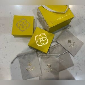 Kendra Scott Jewelry Bags and Boxes (empty)